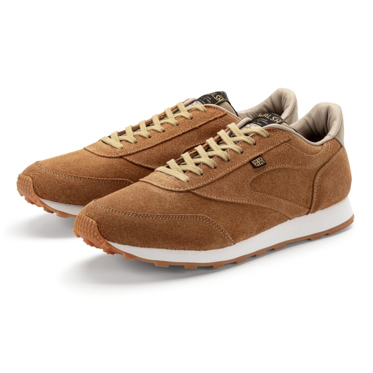 Zapatillas de ante para hombre, Marrón