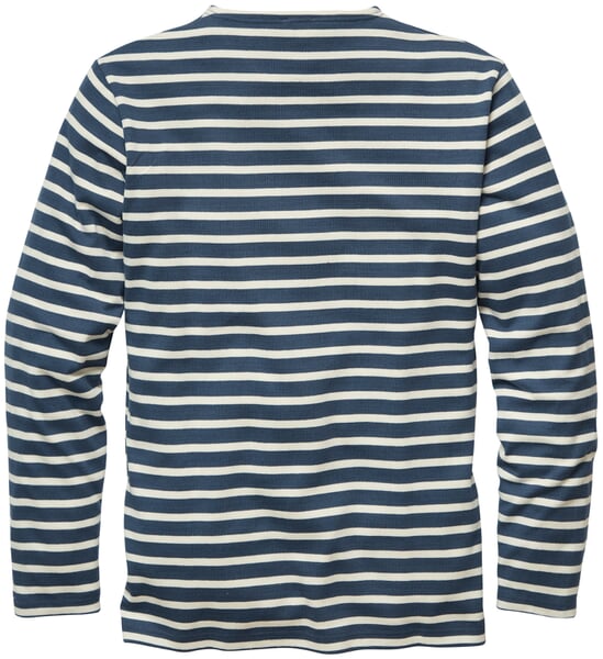 Gestreept herenoverhemd Blue-Ecru
