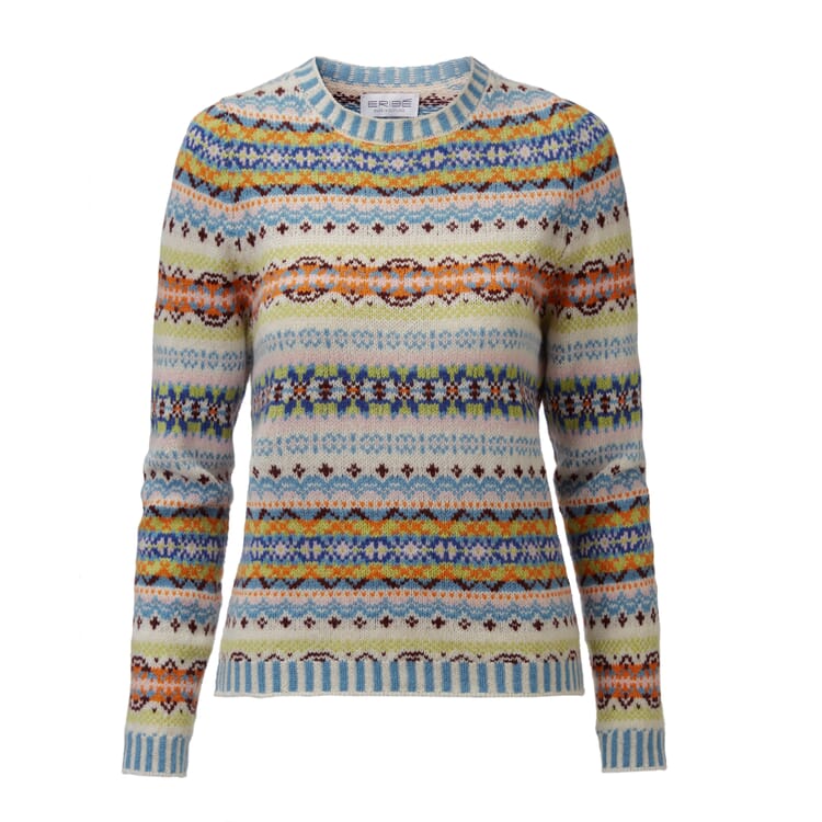Ladies sweater lambswool, Multicolor