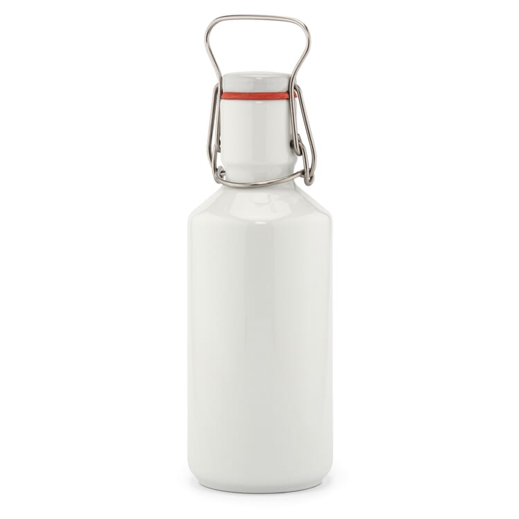 Trink- und Vorratsflasche Porzellan, 0,5 Liter