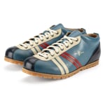 Leather shoe league profile sole Azure blue