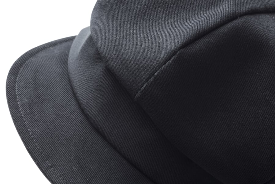 Gorra de globo para mujer 1920 Negro, Detailsicht