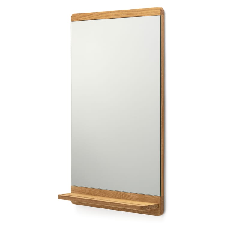 Miroir mural en chêne