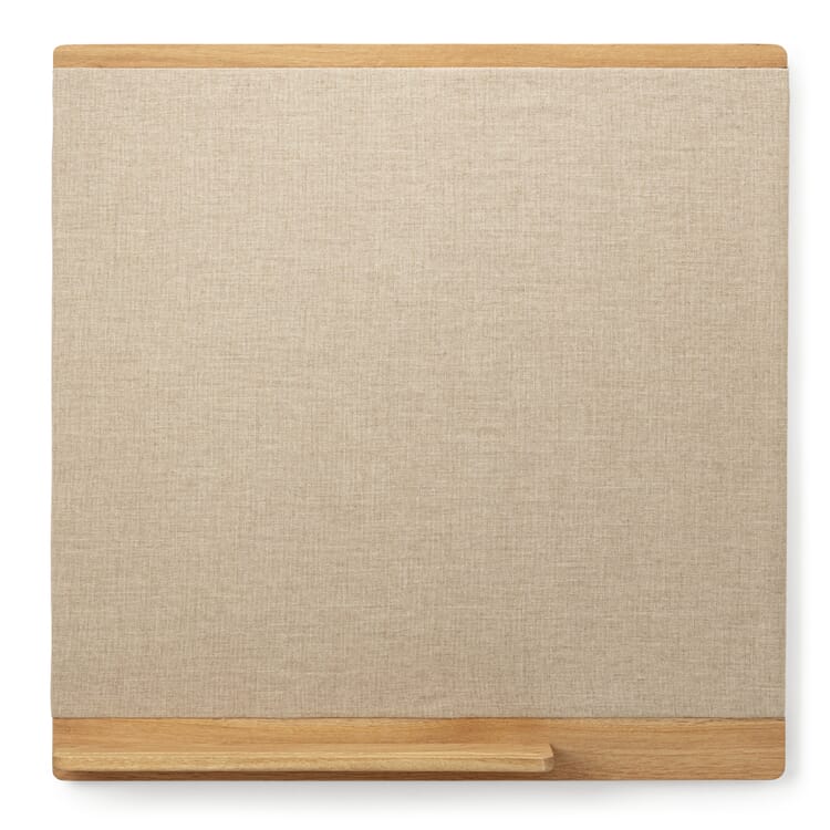 Pinboard oak wood and linen