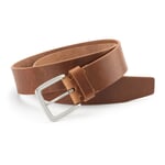 Cintura in pelle da uomo Cognac