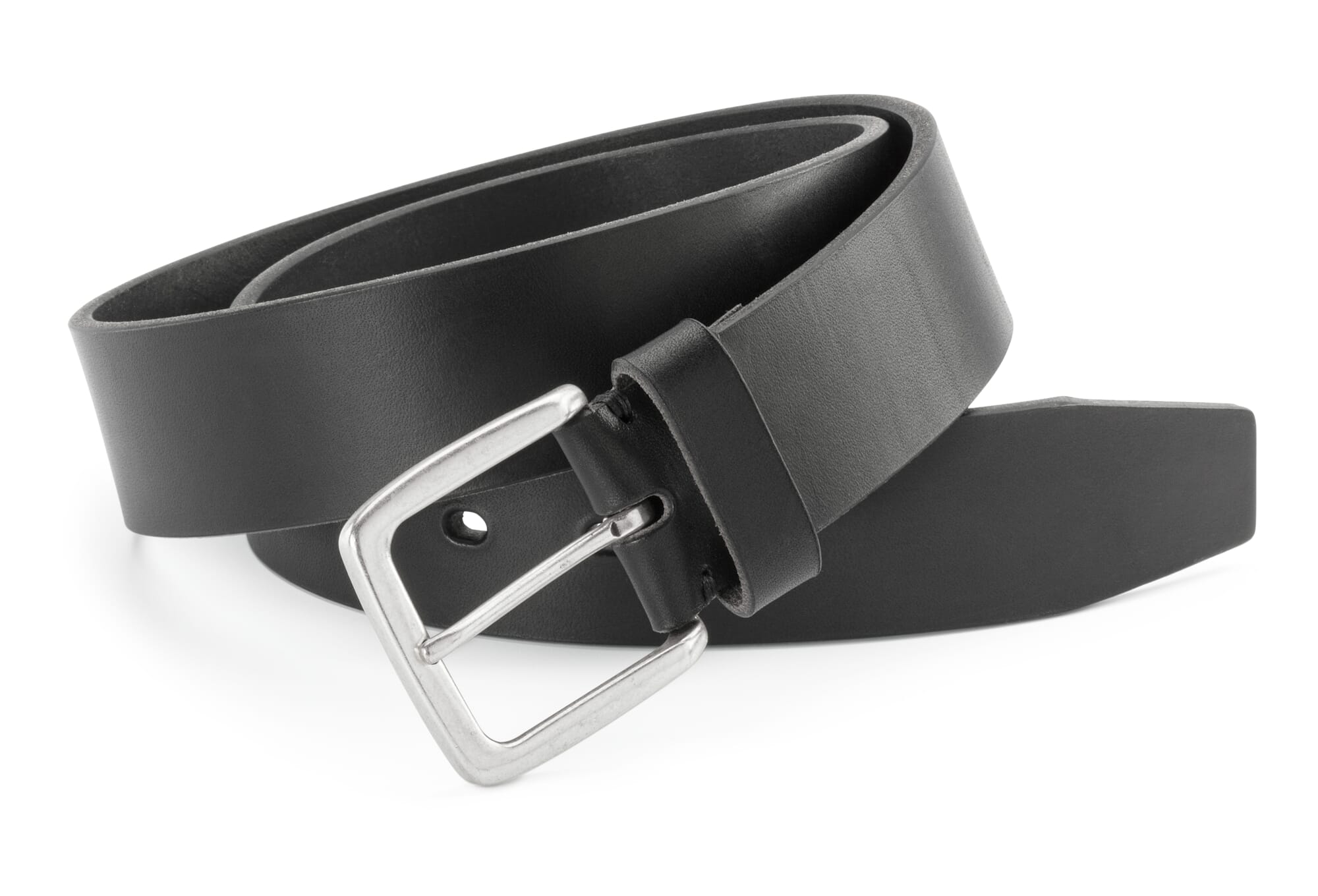 Mens Leather Belt, Manufactum | Black