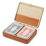 Playing card case cowhide