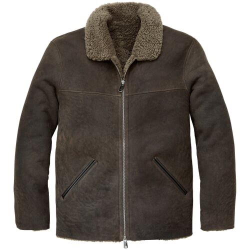 Men lambskin jacket, Marone | Manufactum