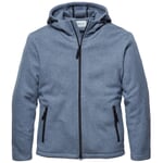 Veste homme en polaire de coton Bleu moyen