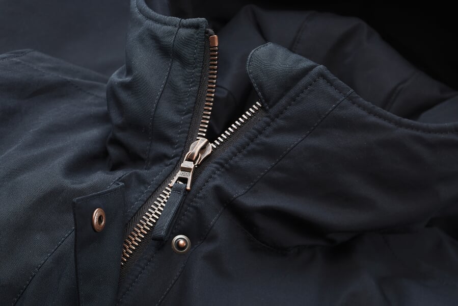 Damenparka EtaProof® Dunkelblau, Detailsicht