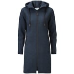 Manteau de laine pour femmes Orange bleu