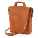 Borsa messenger da donna Cognac