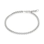 Bracelet à deux ancres Argent