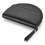 Cow leather wallet Black