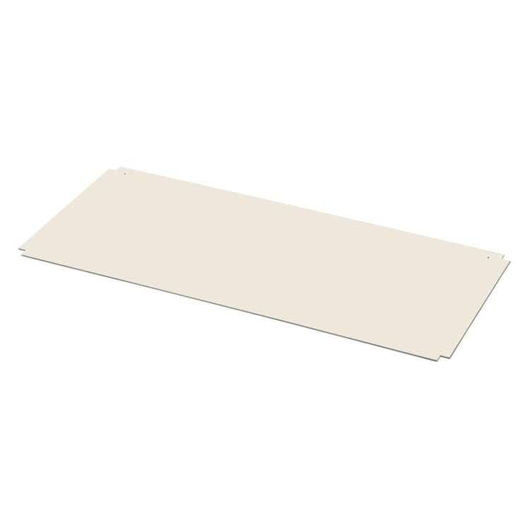 Tablette de couverture pour Container DS, RAL1013 Blanc perlé