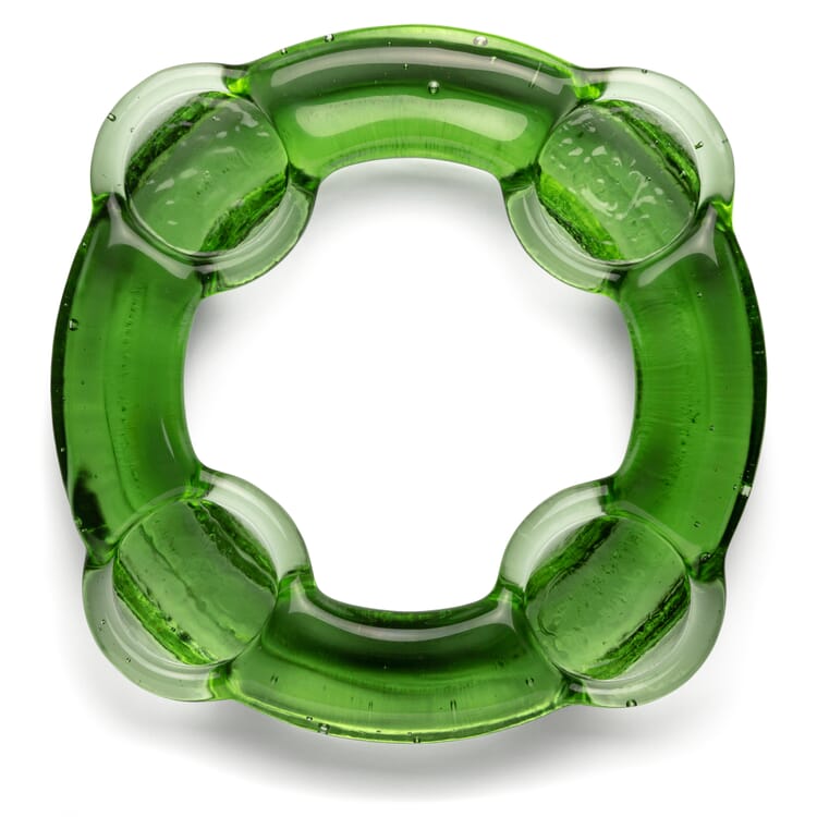 Couronne de l'Avent en verre de la forêt de Thuringe