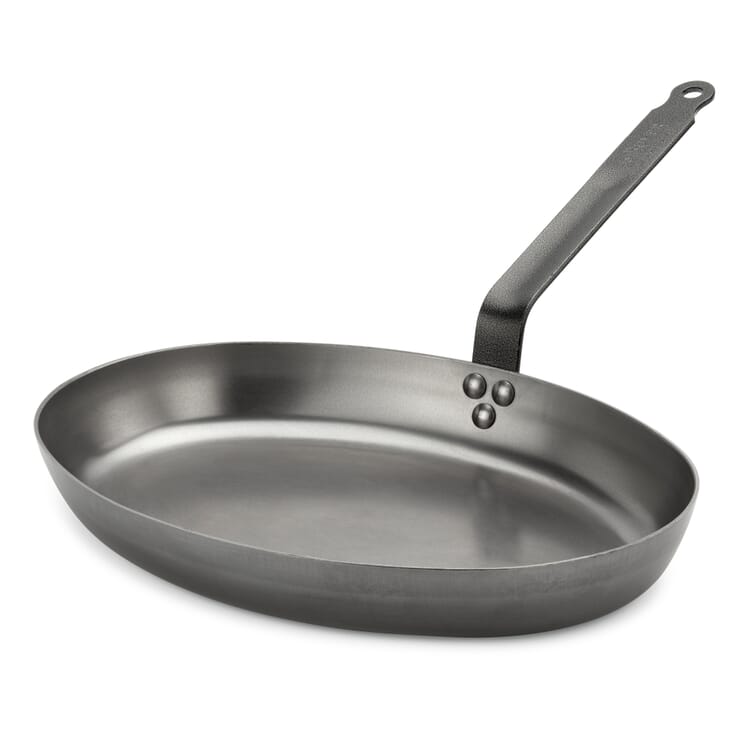de Buyer Sartén de pescado de acero blanco