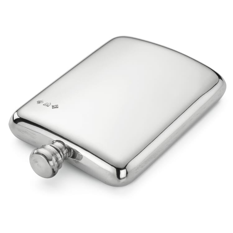 Flasque britannique en étain, 8 oz