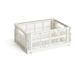 Cassa pieghevole Colour Crate M Bianco
