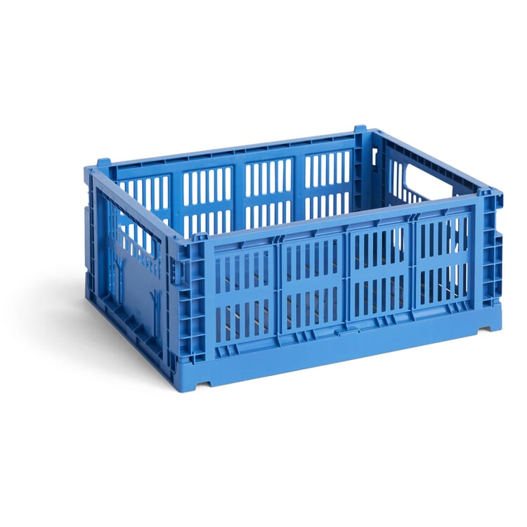 Folding Box Colour Crate M, Blue