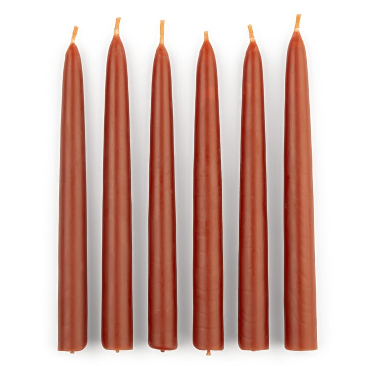 Bougies d'arbre en cire d'abeille rouge