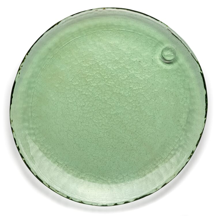 Assiette en verre de la forêt de Thuringe