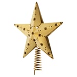 Stella per l'albero di Natale in ottone