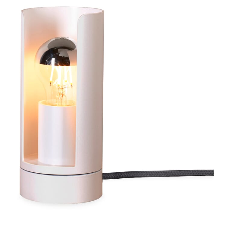 Lampe de table Stuttgart 2, RAL 9016 blanc signalisation