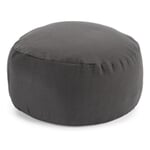Yoga and meditation cushion cotton Anthracite
