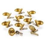 Tree candle holder sheet steel Gold-Coloured