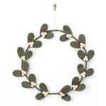 Mistletoe wreath felt Large