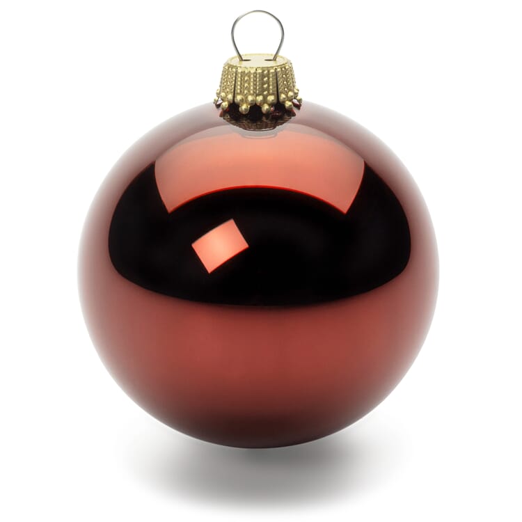 Boules d'arbre en verre de Lauscha, Bordeaux