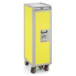 Trolley porte-conteneurs MGN RAL 1016 jaune soufre