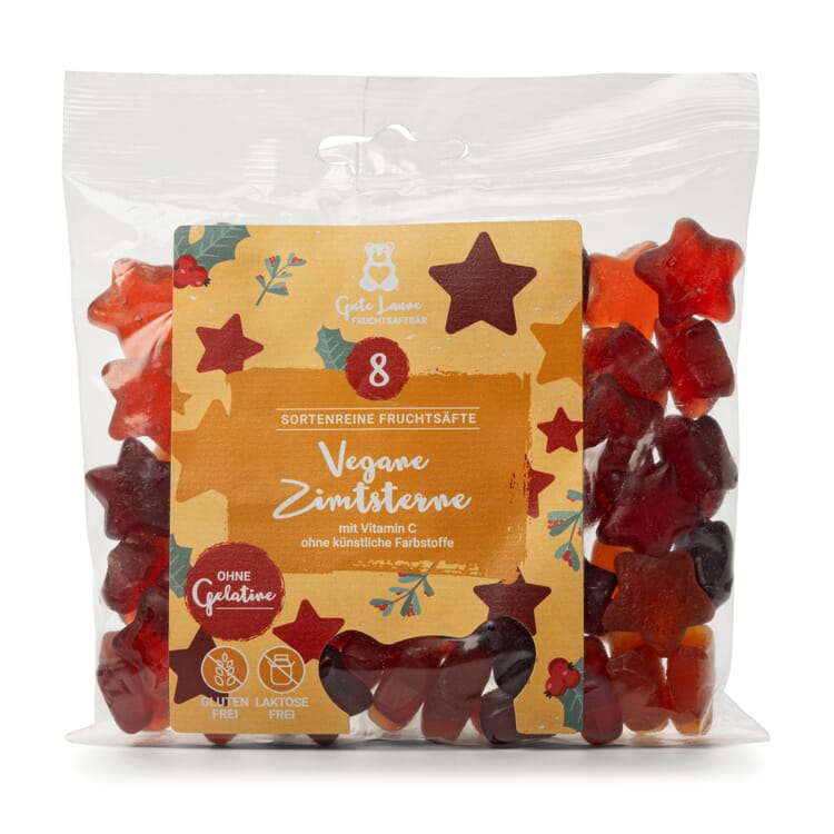 Frugtjuice med kanelstjerner