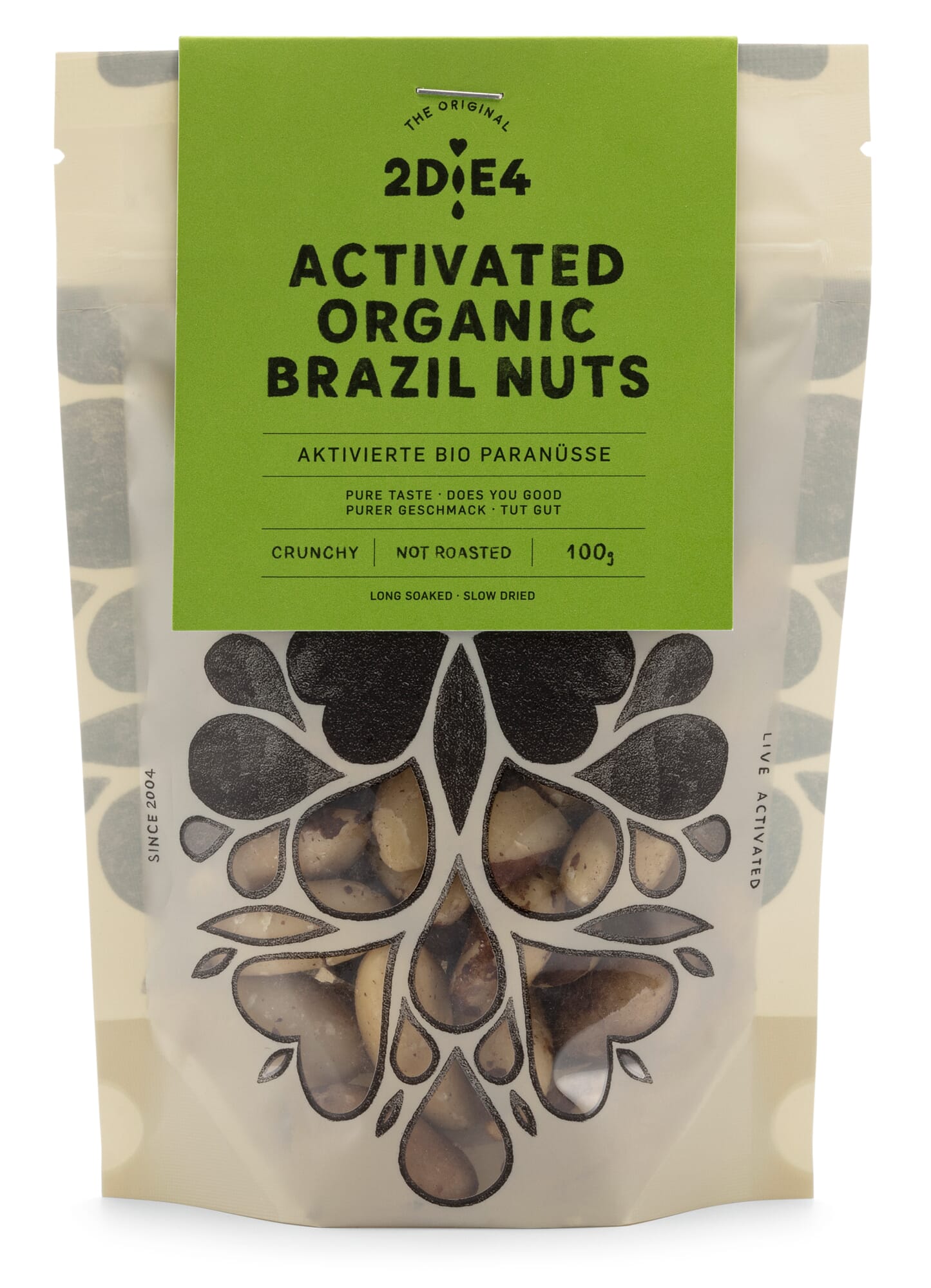 Organic Brazil nuts activated