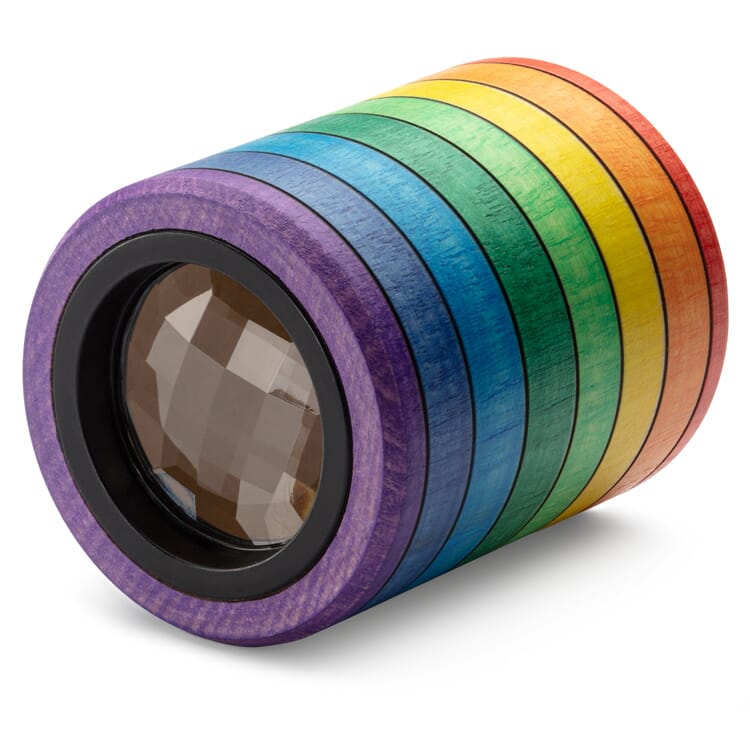 Caleidoscoop gefacetteerde lens