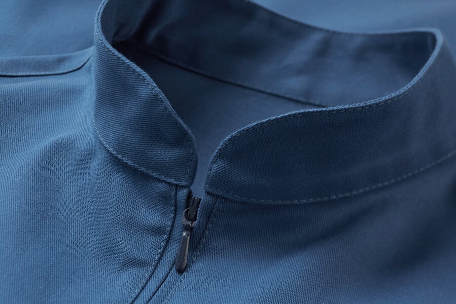 Klosterkittel Blau, Detailsicht