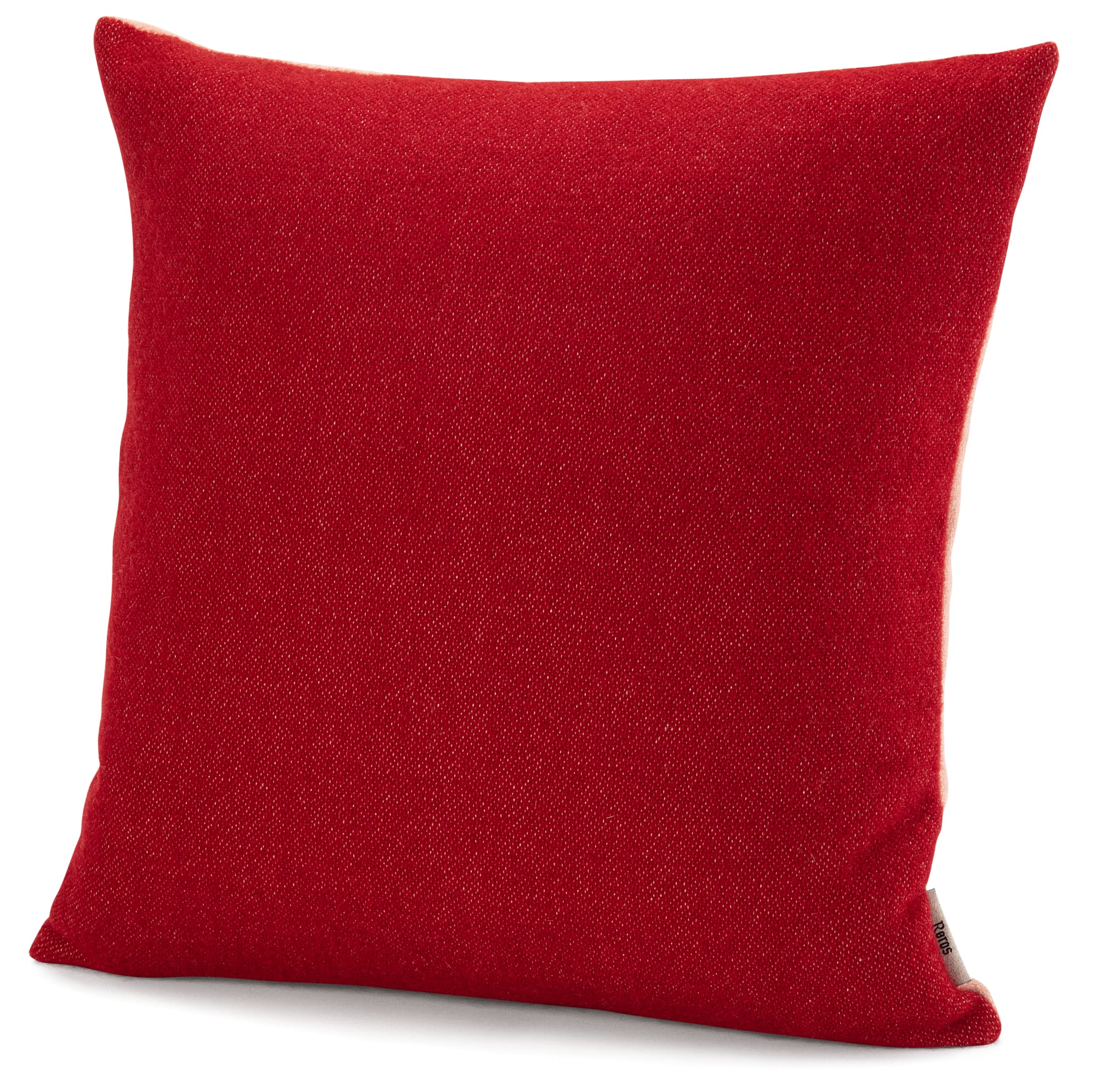 Doubleface lambswool pillowcase Red Pink Manufactum