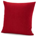 Federa doubleface in lana d'agnello Rosso-rosa