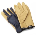 Upcycling af havehandsker Denim i læder