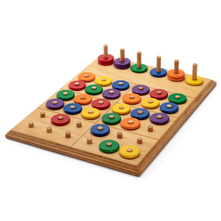 Sudoku des couleurs en bois de hêtre