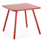 Table de jardin Rouge