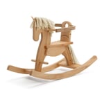 Cheval à bascule en bois