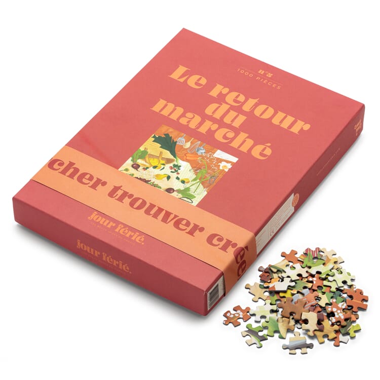Französisches Puzzle, Markttage 1000 Teile