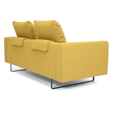 Back cushion to sofa August, Yellow