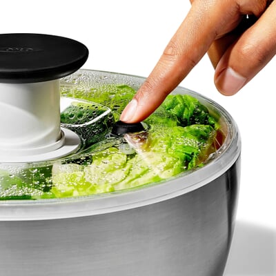 Salad spinner rotor 2.0, Bowl: glass