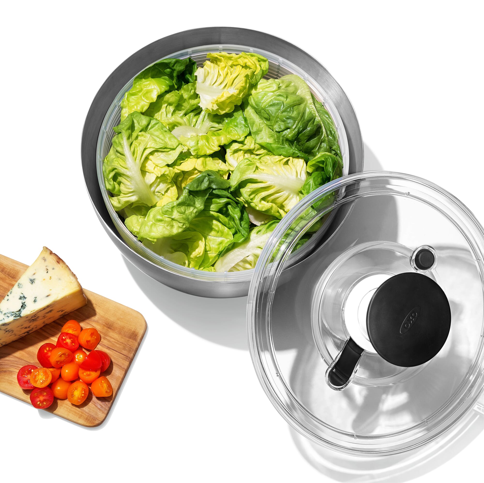 Salad spinner rotor 2.0, Bowl: glass