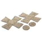 Water reservoir for plant pots Sheep's wool felt