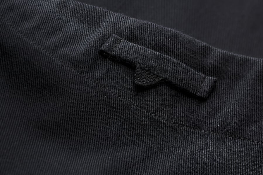 Wikkeljurk voor dames Zwart, close-up