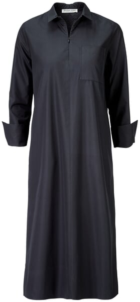 Abito camicia da donna Blu-nero